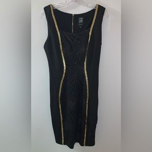 Black and Gold Jax Dress